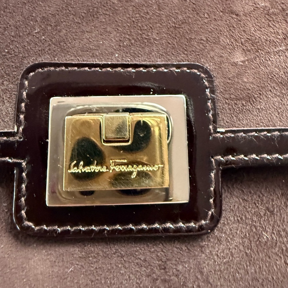 Salvatore Ferragamo Suede Wallet - Picture 8 of 9